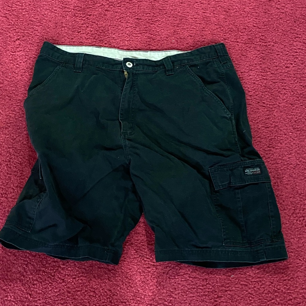 Men's Black Cargo Shorts